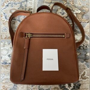 Fossil Classic Leather Backpack